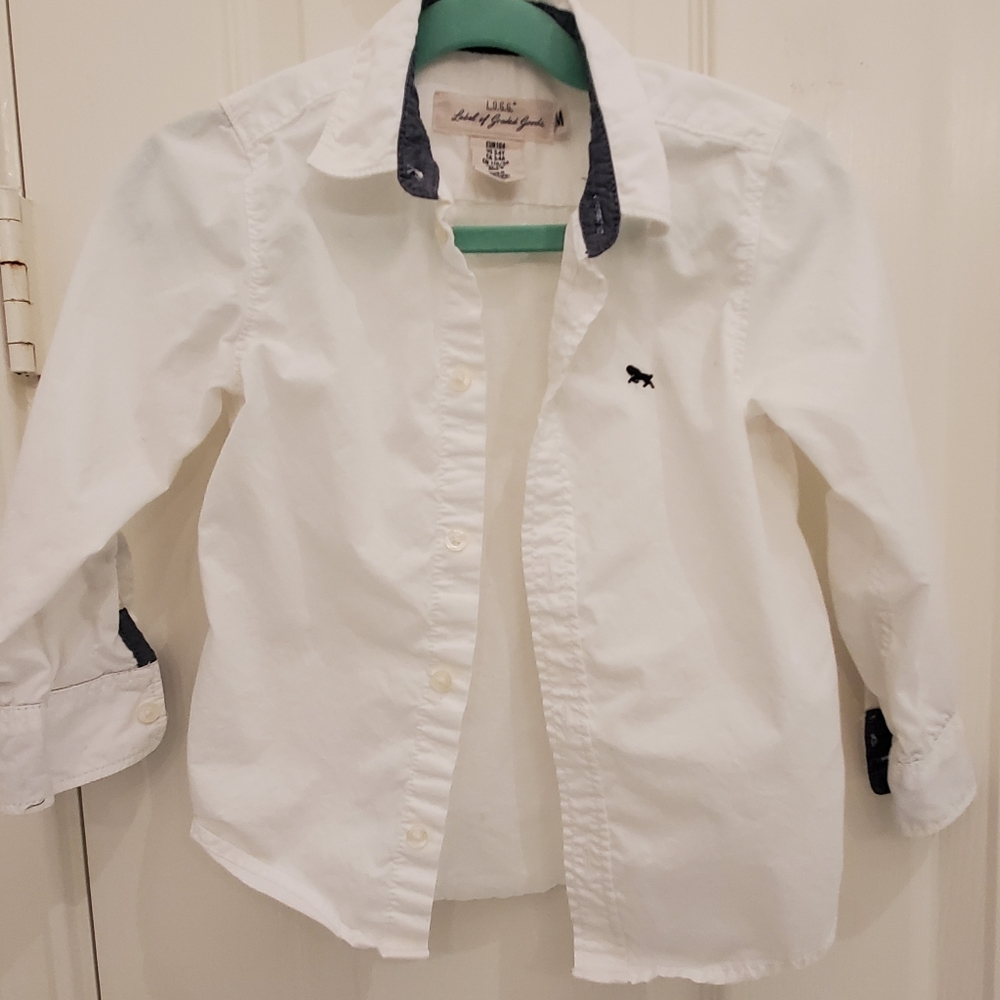 H&M Dress Shirt Little Boys Size B3T-4T